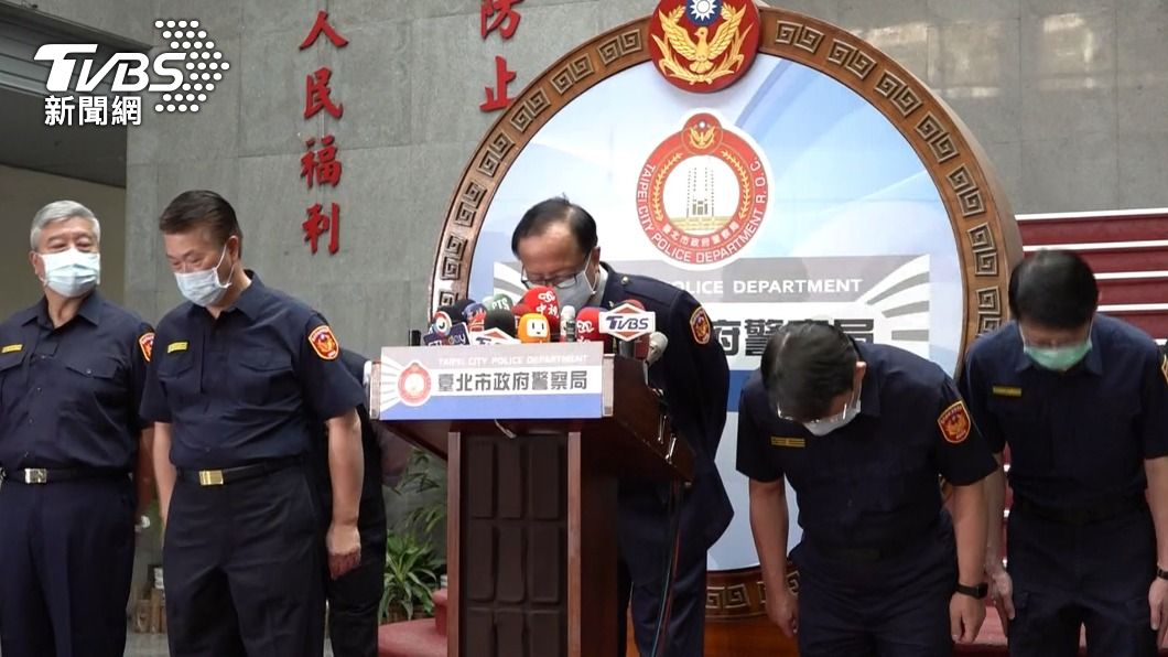 黑衣人之亂北市警致歉。（圖／TVBS資料照）
