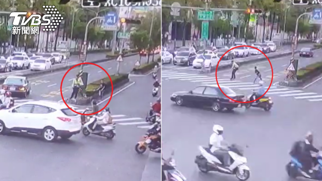 隨機攻擊？高雄警路口交管　竟遭「鐵鎚砸頭」急送醫