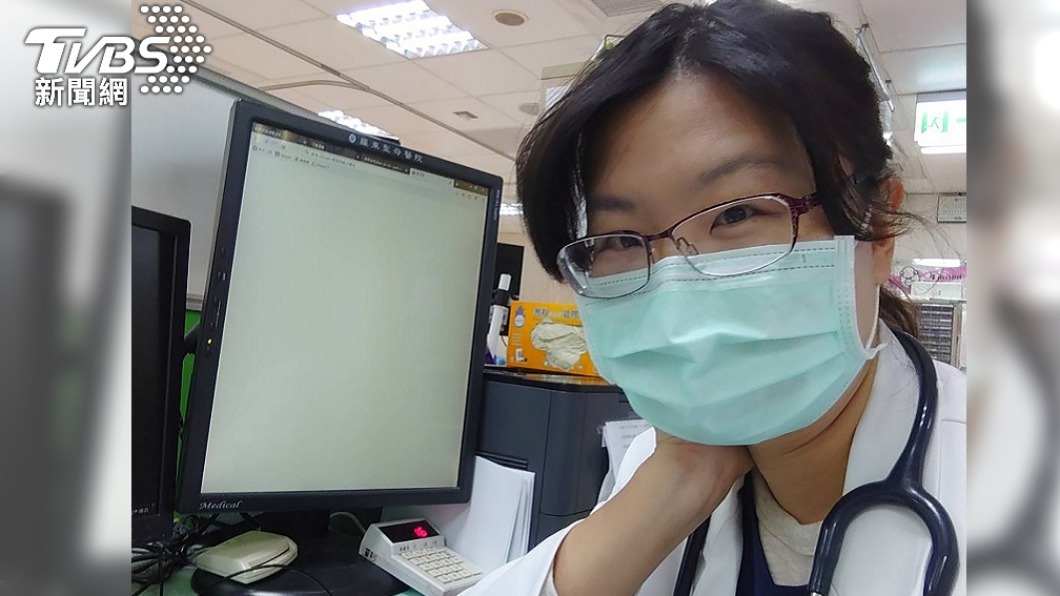 羅東聖母醫院急診醫師郭恩悅揪出確診者。（圖／中央社）
