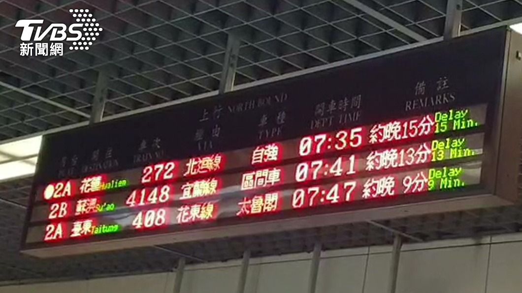 台鐵松山站。(圖/TVBS)