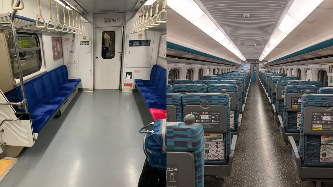 台鐵與高鐵的乘客數似乎也比平時較少。(圖/翻攝自路上觀察學院)