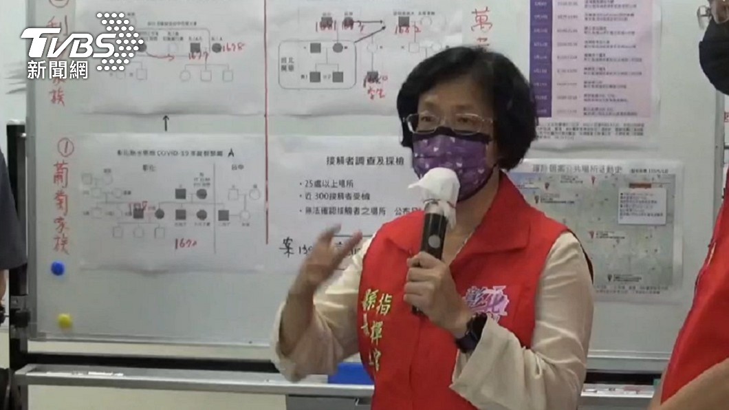 彰化縣長王惠美呼籲當天中午有去到現場的民眾趕緊快篩。（圖／TVBS）
