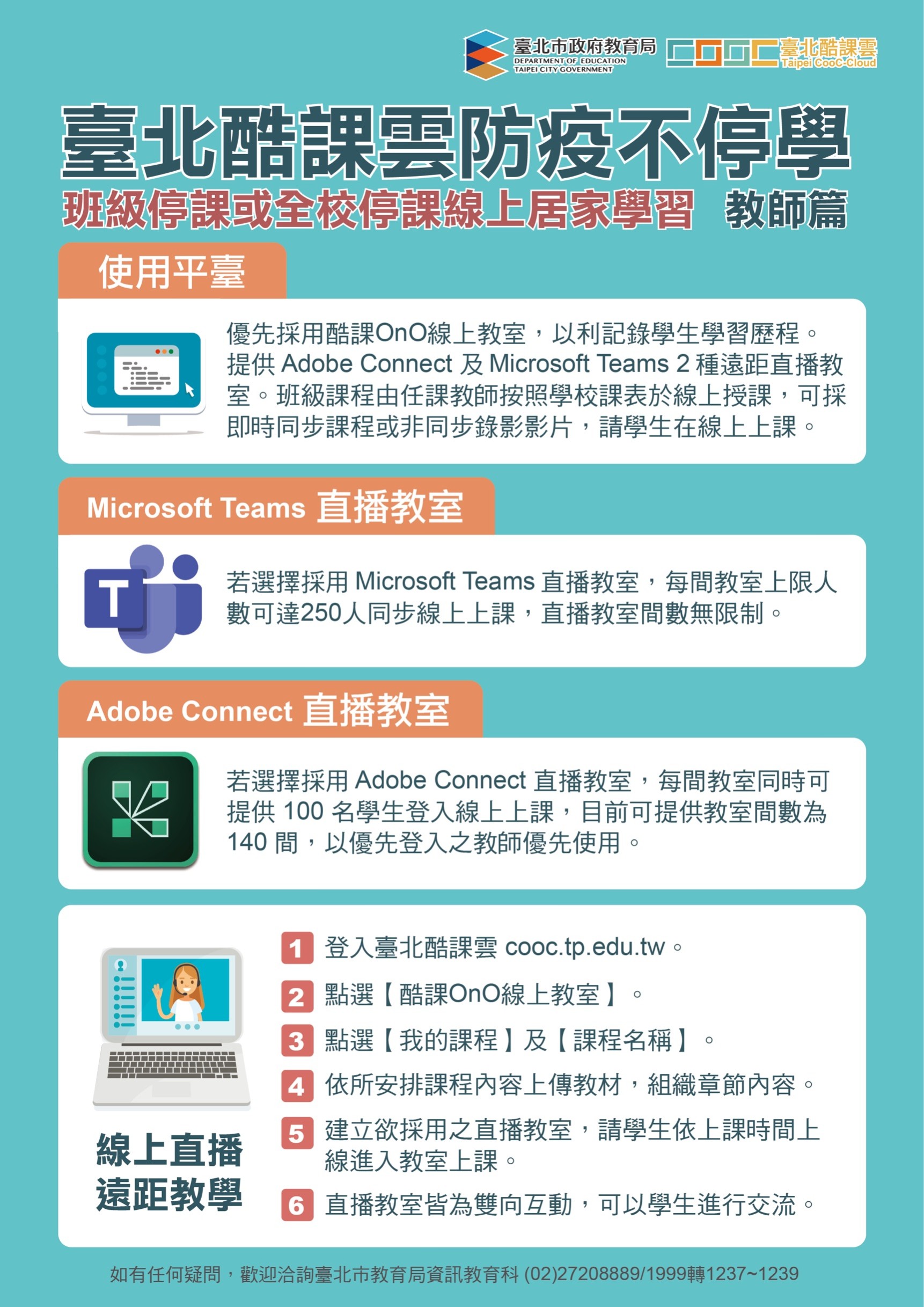防疫不停學教師篇。(圖/臺北市府提供)
