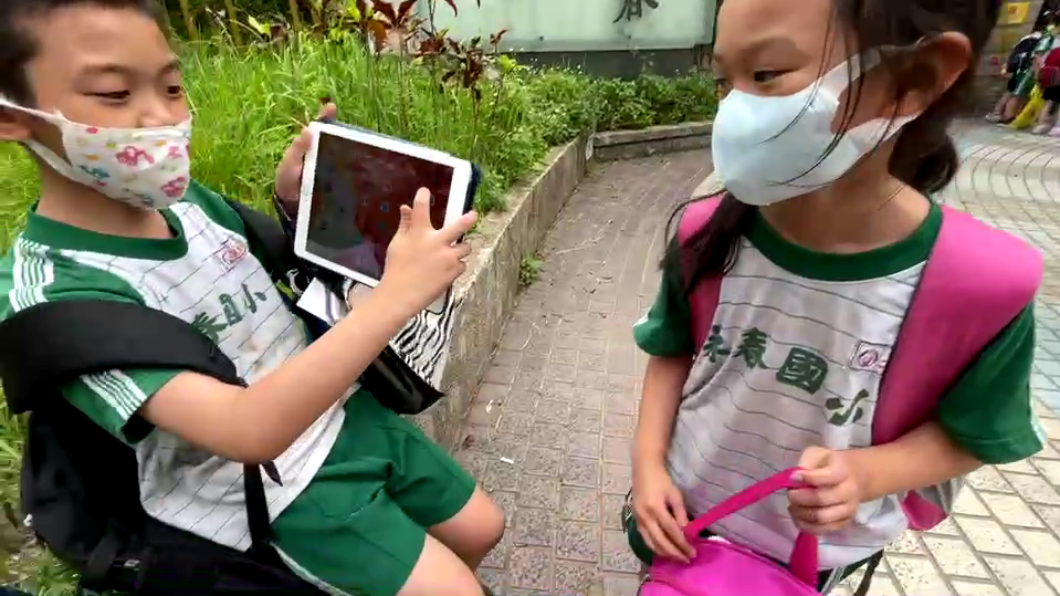 學童未來將採遠距教學。(圖/TVBS)