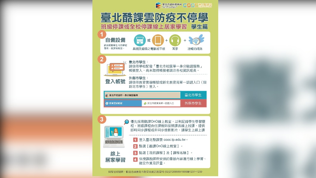 北市學生「酷課雲」遠端學習 家長怕效果不太好
