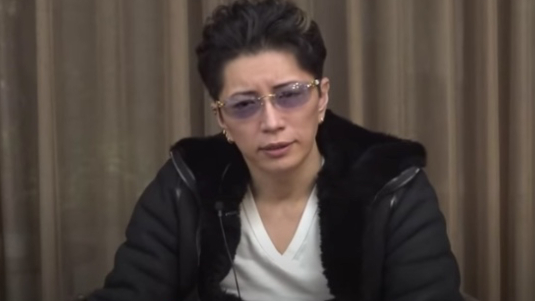 GACKT失言惹出風波。(圖/翻攝自《GACKTちゃんねる がくちゃん》頻道)