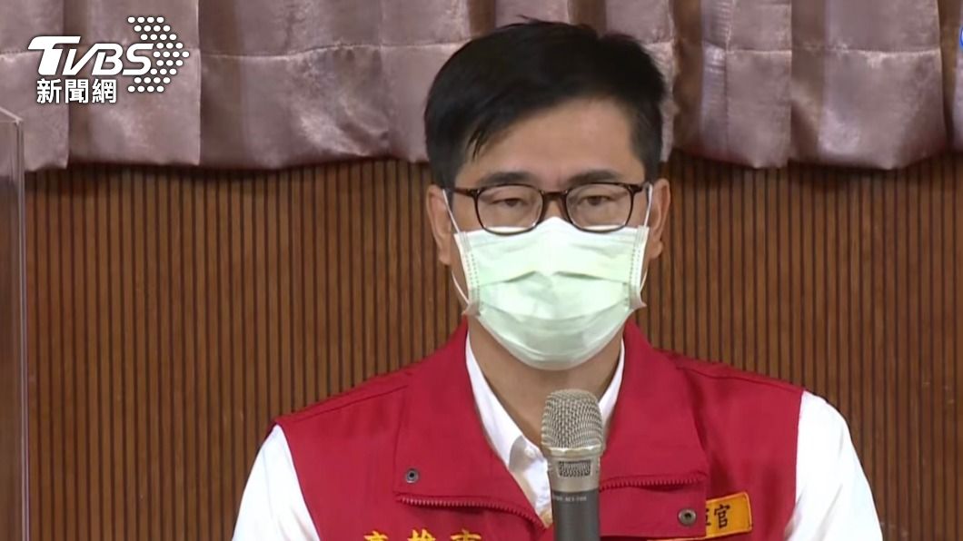 陳其邁親上火線公布新的防疫政策。（圖／TVBS）