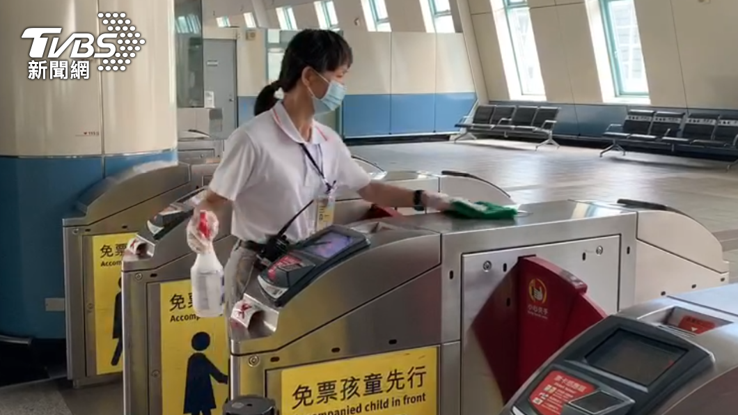 嘉義市1採檢陽性個案曾至嘉義高鐵站。(圖/TVBS)