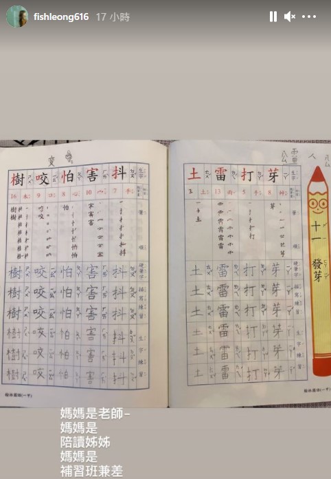 梁靜茹笑稱自己身兼三職。（圖／翻攝自梁靜茹IG）