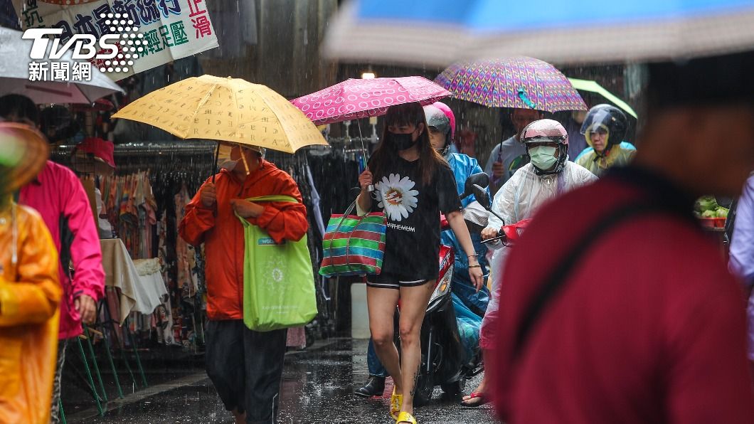 午後對流發展旺盛　北北基等6縣市大雨特報