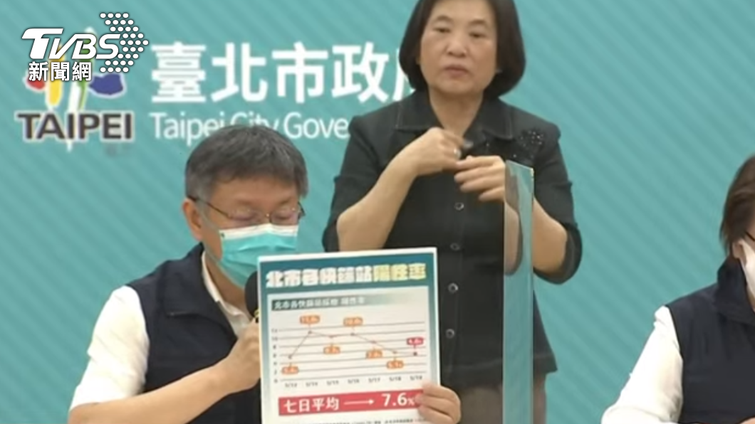 台北市長柯文哲。(圖/TVBS)
