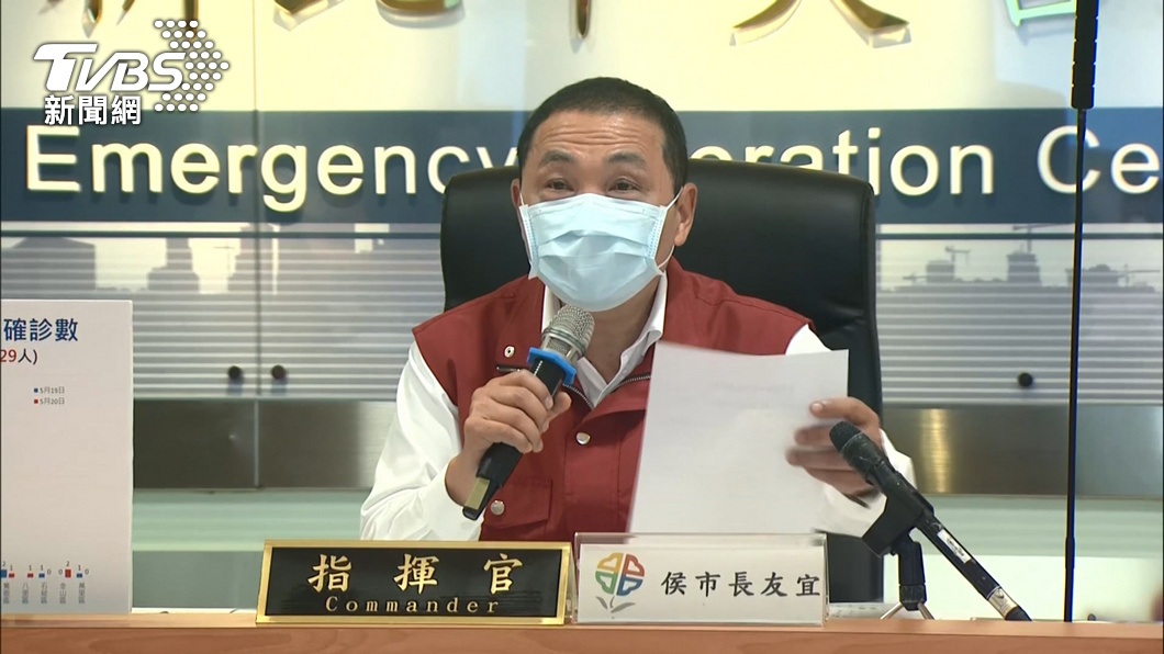 新北市長侯友宜近來也天天召開記者會。(圖/TVBS)