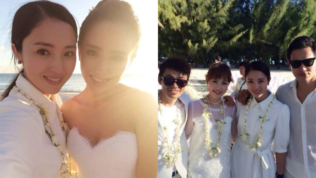 高雲翔與董璇當年也有參加婚禮。(圖/翻攝自微博)