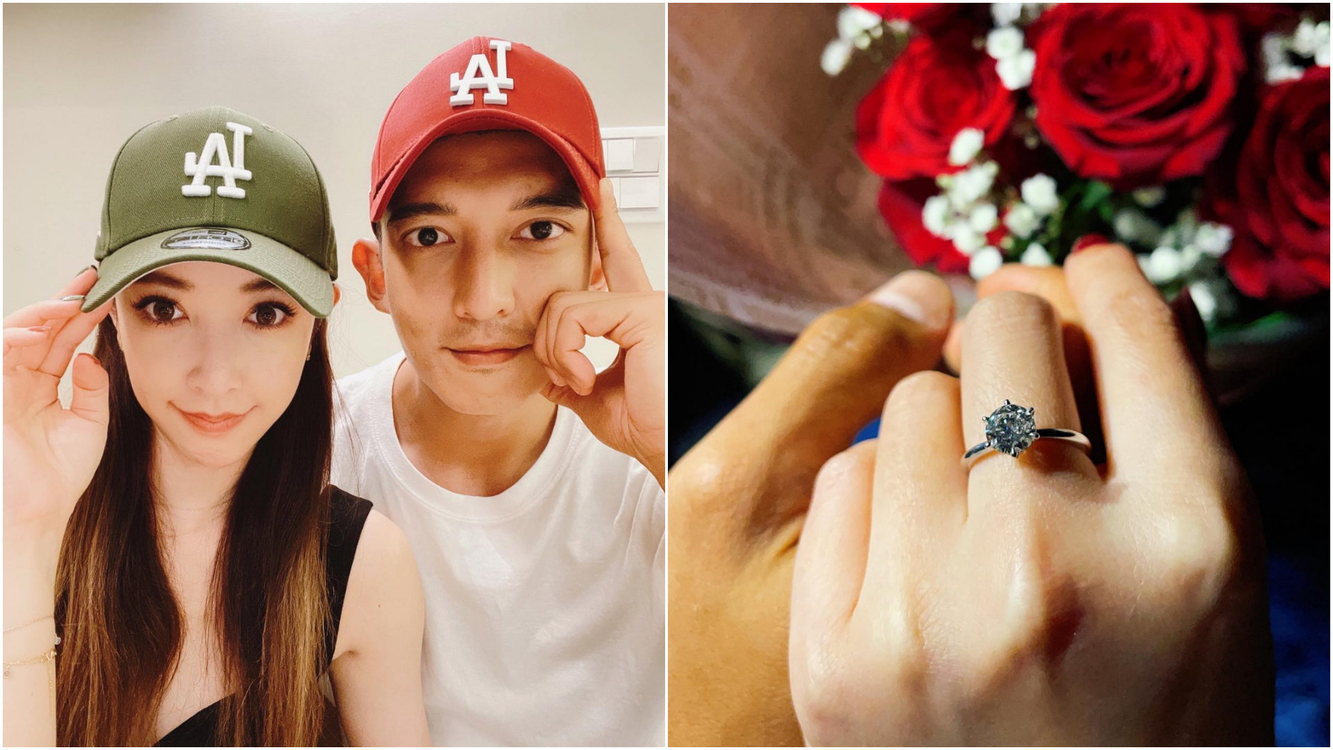 王家梁求婚成功!許維恩秀鑽戒甜喊:我願意