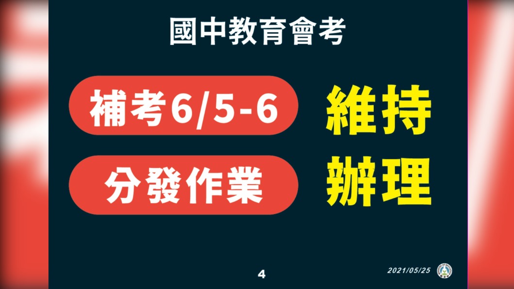 國中教育會考維持辦理。(圖/教育部)