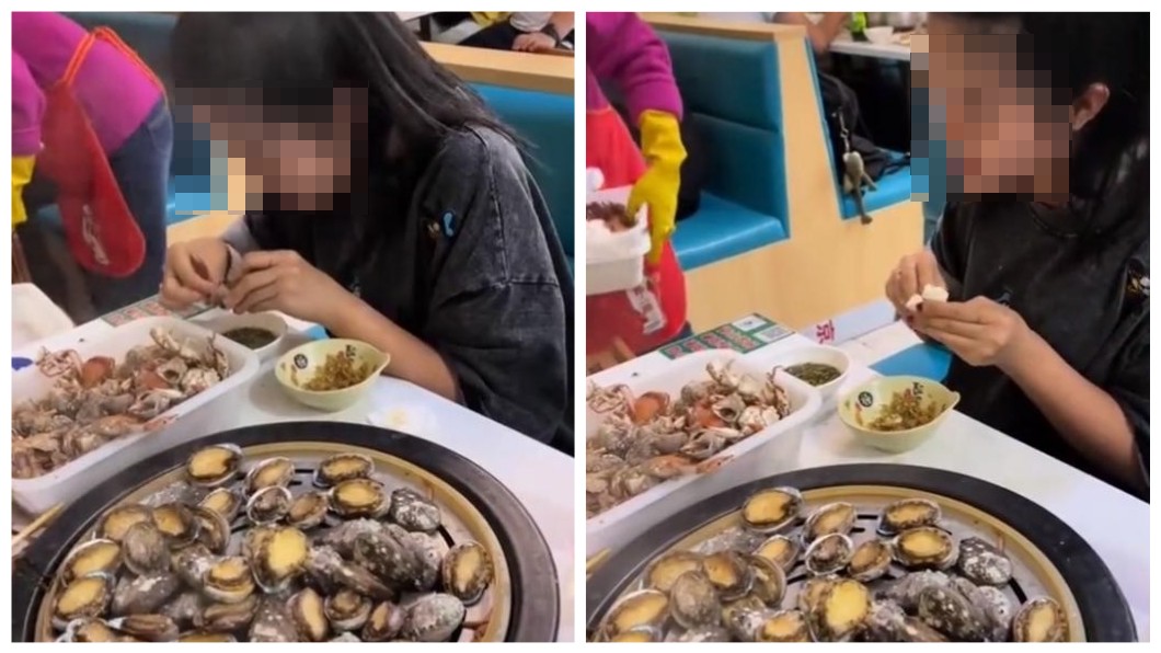 女子的行徑引發網友正反兩極看法。(合成圖/翻攝自微博)
