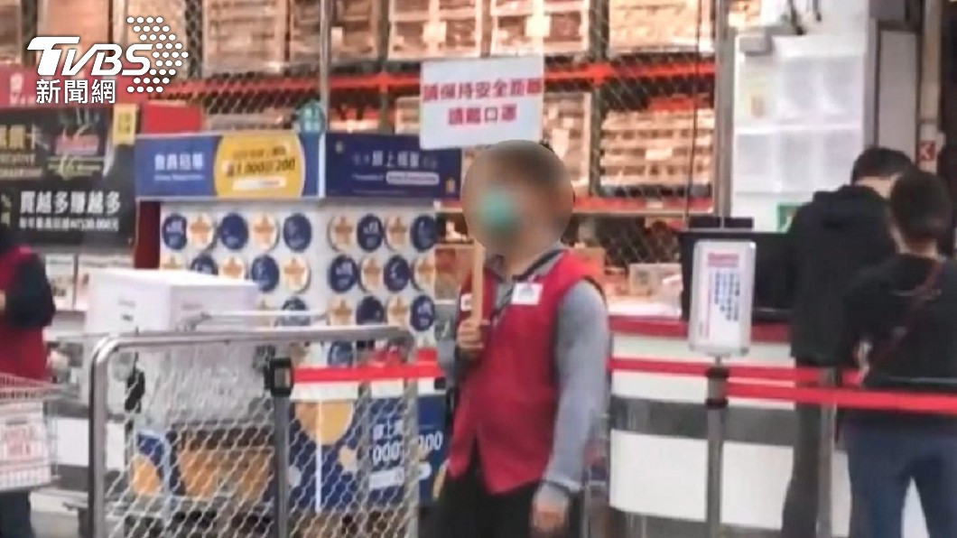 各大賣場、超商都採取實聯制登記。(示意圖,與本事件無關/TVBS資料畫面)