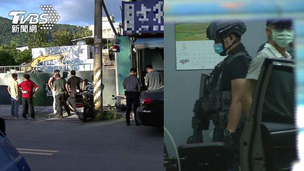 士林地院外驚傳槍響！　檢警持衝鋒槍逮人