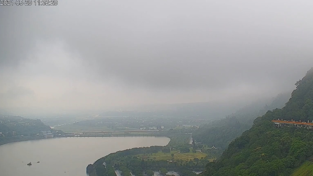 桃園下雨水利署放焰劑助攻 石門水庫即時影像夯