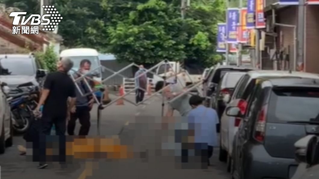 兇嫌回到住處跳樓自殺。（圖／TVBS）
