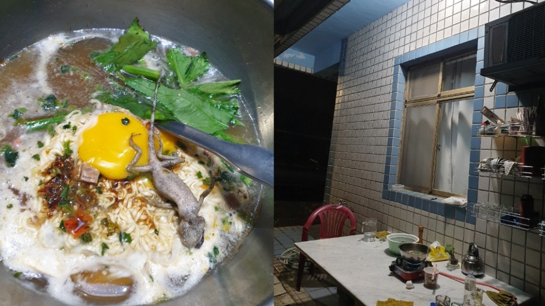 來不及斷尾!煮麵止饑下秒「壁虎入鍋」 網笑瘋:加菜了