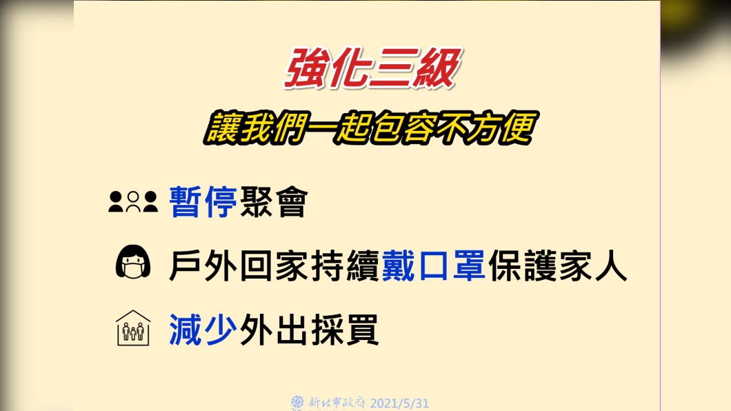 強化三級，讓我們一起包容不方便。（圖／新北市政府）