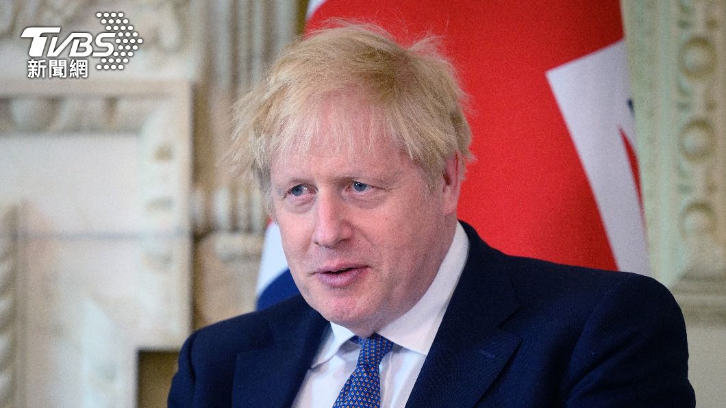 英國首相強生。(圖/達志影像路透社)