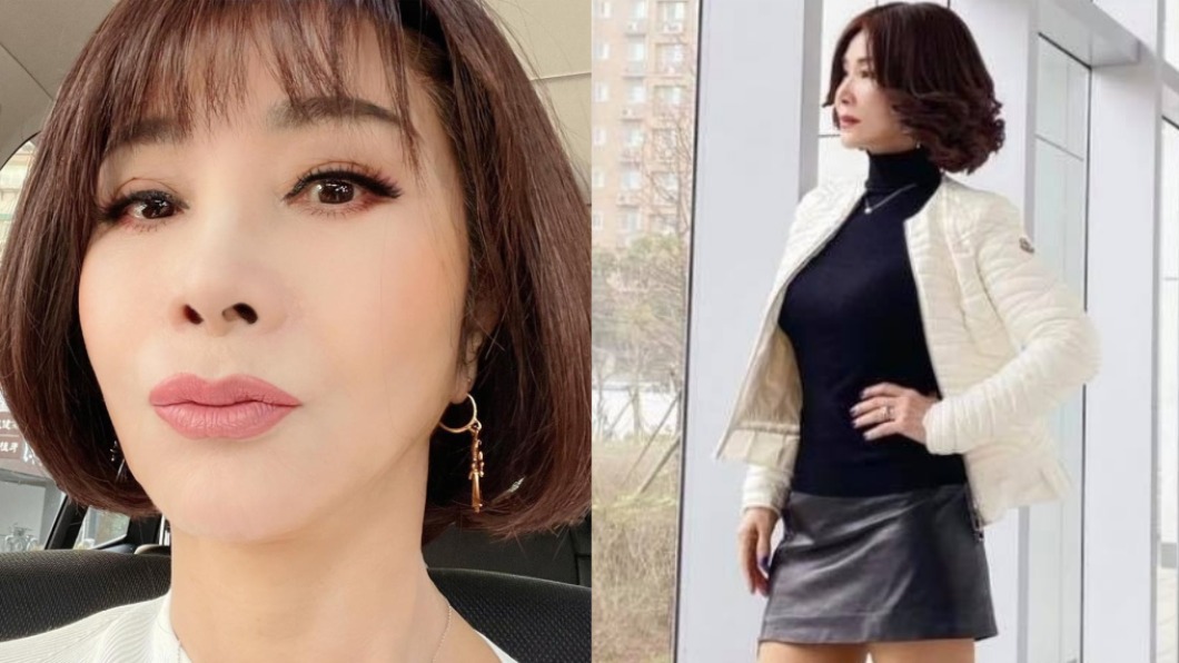 上下失守!陳美鳳辣曬「黑絲襪美腿」 性感身材全都露