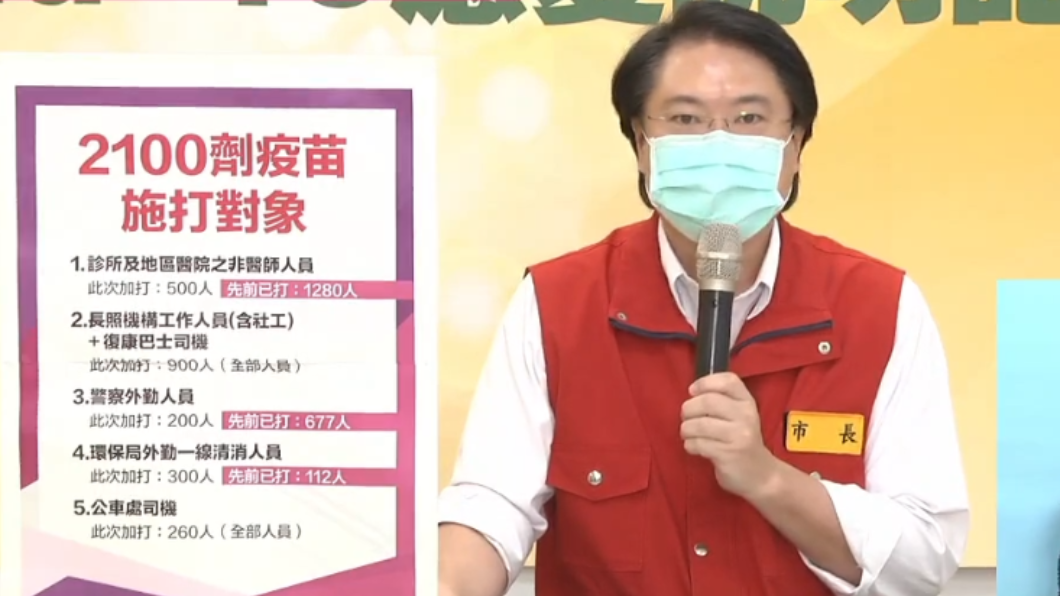 基隆2100劑疫苗施打對象。(圖/翻攝自林右昌臉書)