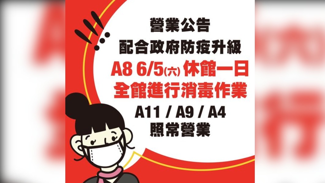新光三越信義新天地營業前臨時消毒 民眾驚、員工白跑