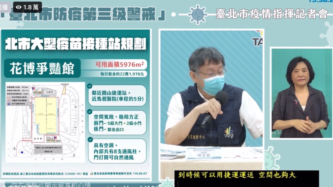 觀察東南亞各國疫情 柯:泰國與台相似憂心「監獄感染」