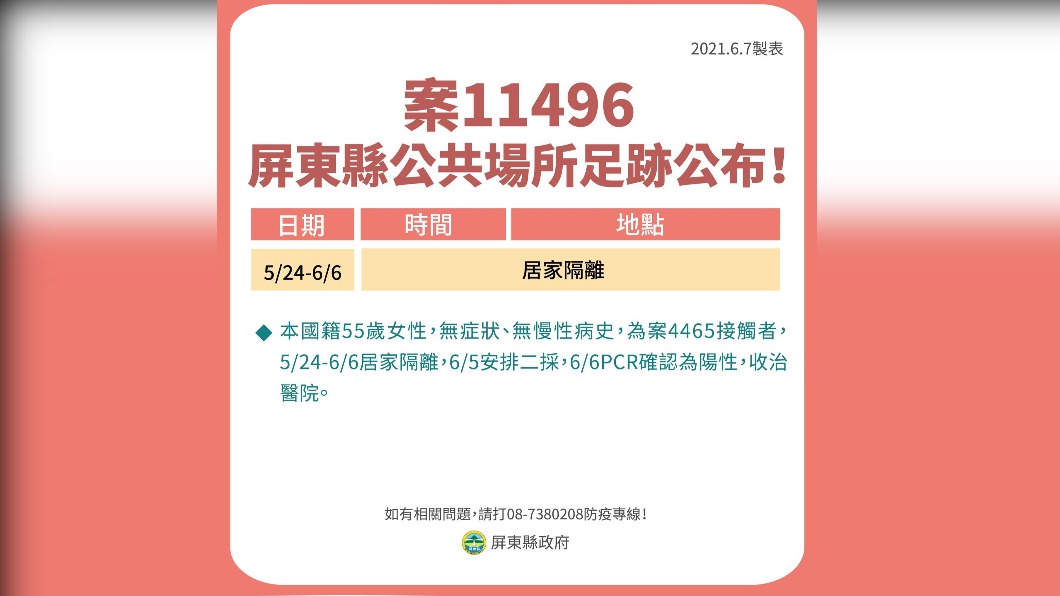 案11496足跡。(圖/屏東縣政府提供)