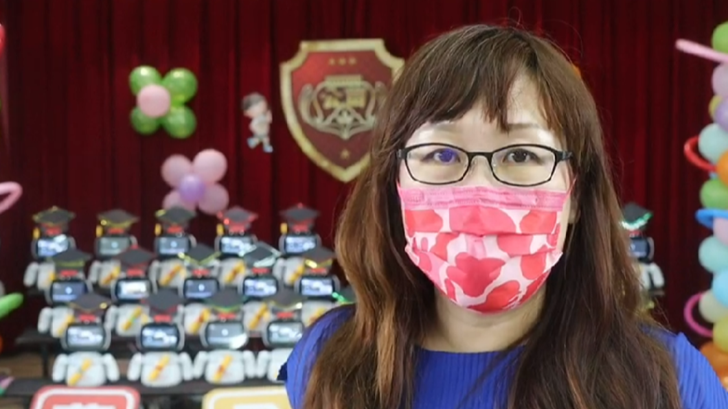 曹公國小校長劉熾慧精心規畫線上畢典。(圖/曹公國小提供)