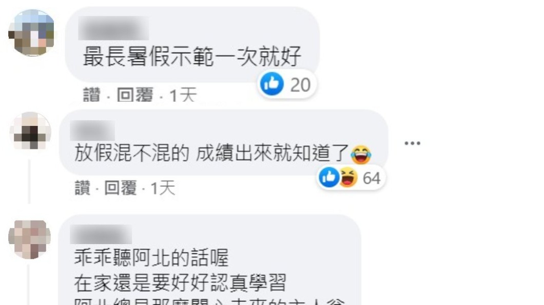 網友在柯文哲臉書貼文底下留言。(圖/翻攝自柯文哲臉書)