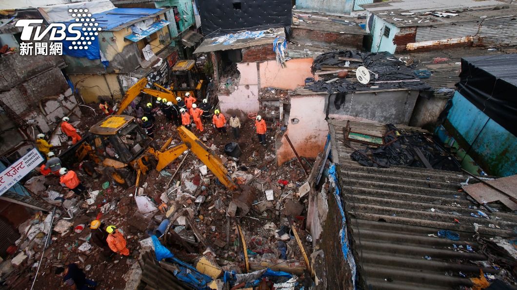印度孟買建築物倒塌 至少11死8傷
