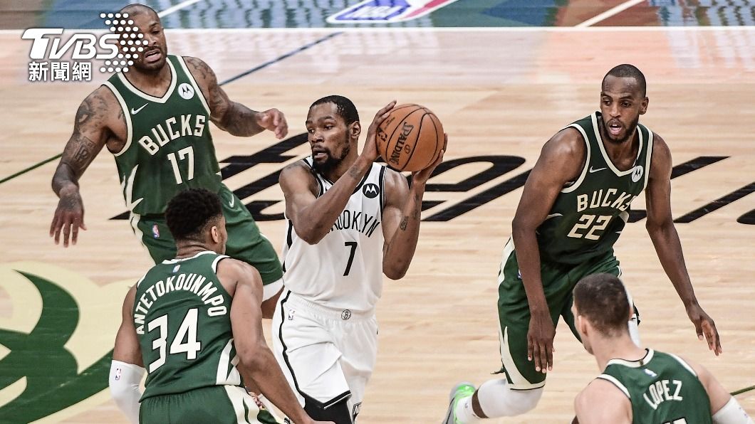 NBA公鹿雙星狂轟68分　對籃網系列賽扳回一城