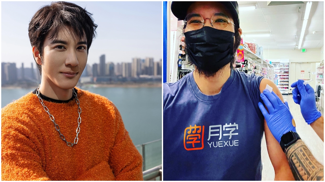 王力宏「接種疫苗」照曝!身後全貨架 網驚:美國超市?