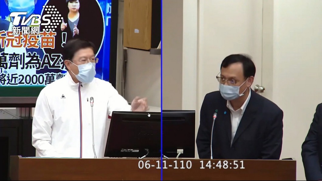 衛福部次長石崇良失言「萬華是破口」。(圖/TVBS)