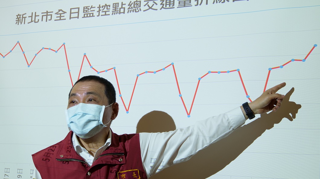 今日上午交通量仍增加5.8%。（圖／新北市政府提供）