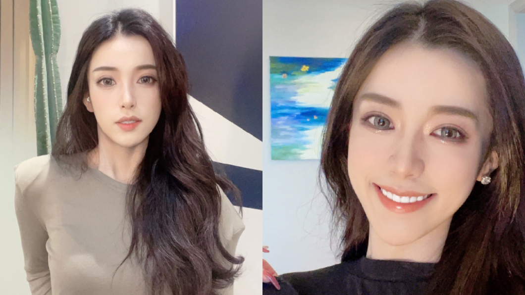 網紅迅猛龍特蕾莎有「抖音第一美女」稱號。(圖/翻攝自美智子姐姐微博)