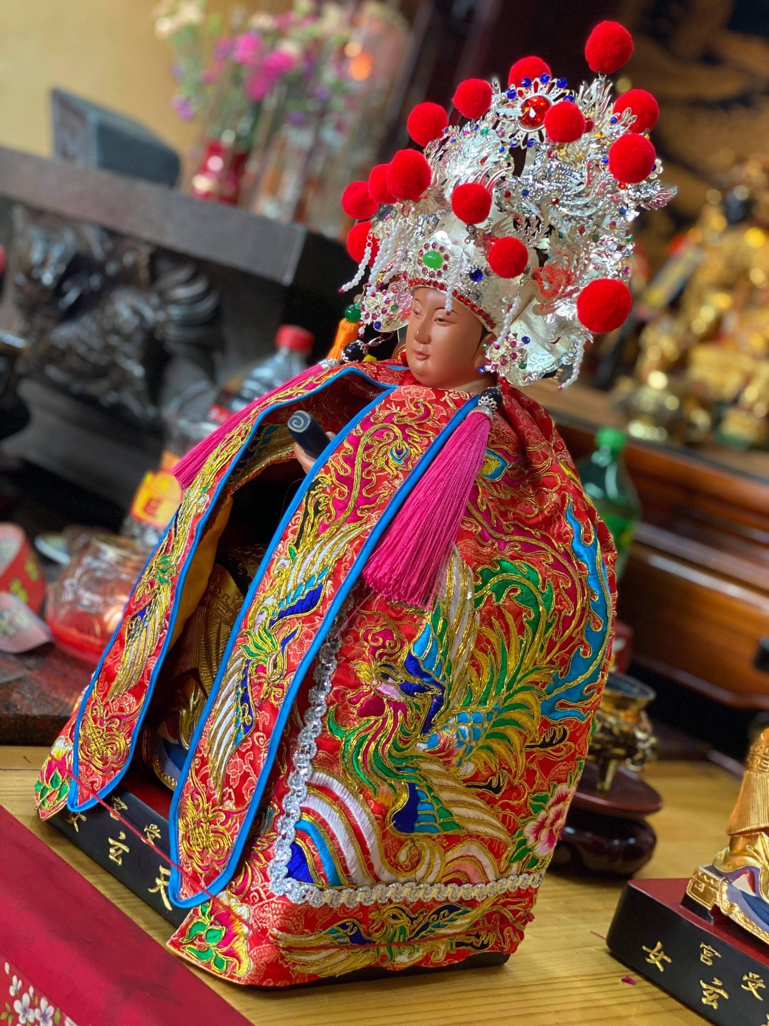 松柏坑崇受宮九天玄女娘娘。(圖/翻攝自松柏坑崇受宮臉書)