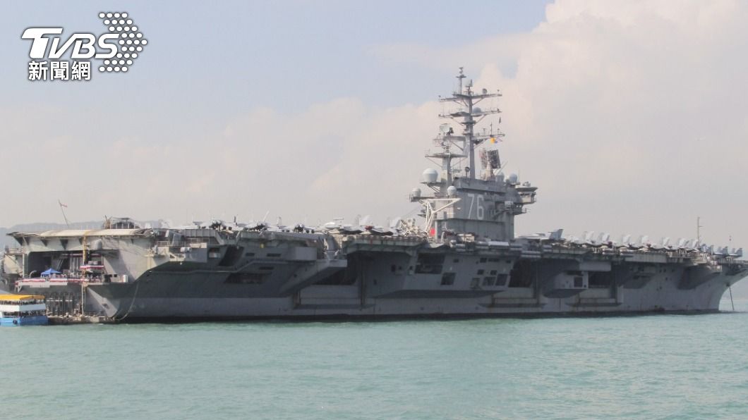 美國「隆納·雷根號航空母艦」。(示意圖/達志影像 路透社)