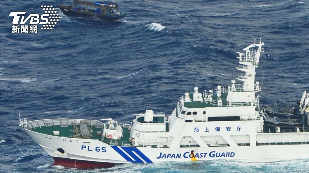 日本海上保安廳船隻。(示意圖/達志影像 路透社)