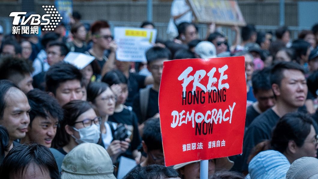 2019年香港集會要求民主。(示意圖/shutterstock 達志影像)