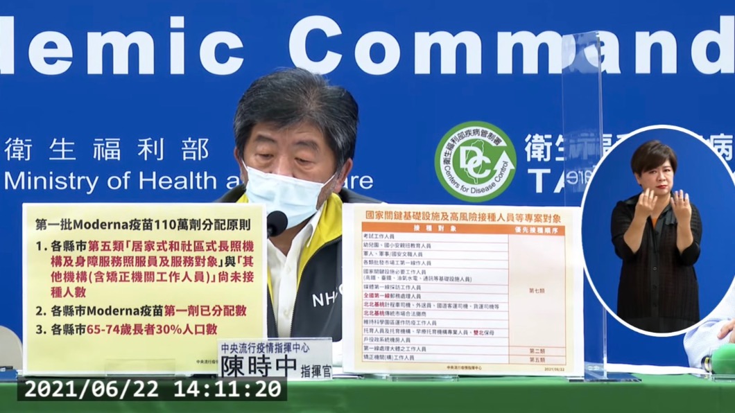 指揮中心公布下月接種疫苗對象。（圖／中央流行疫情指揮中心）