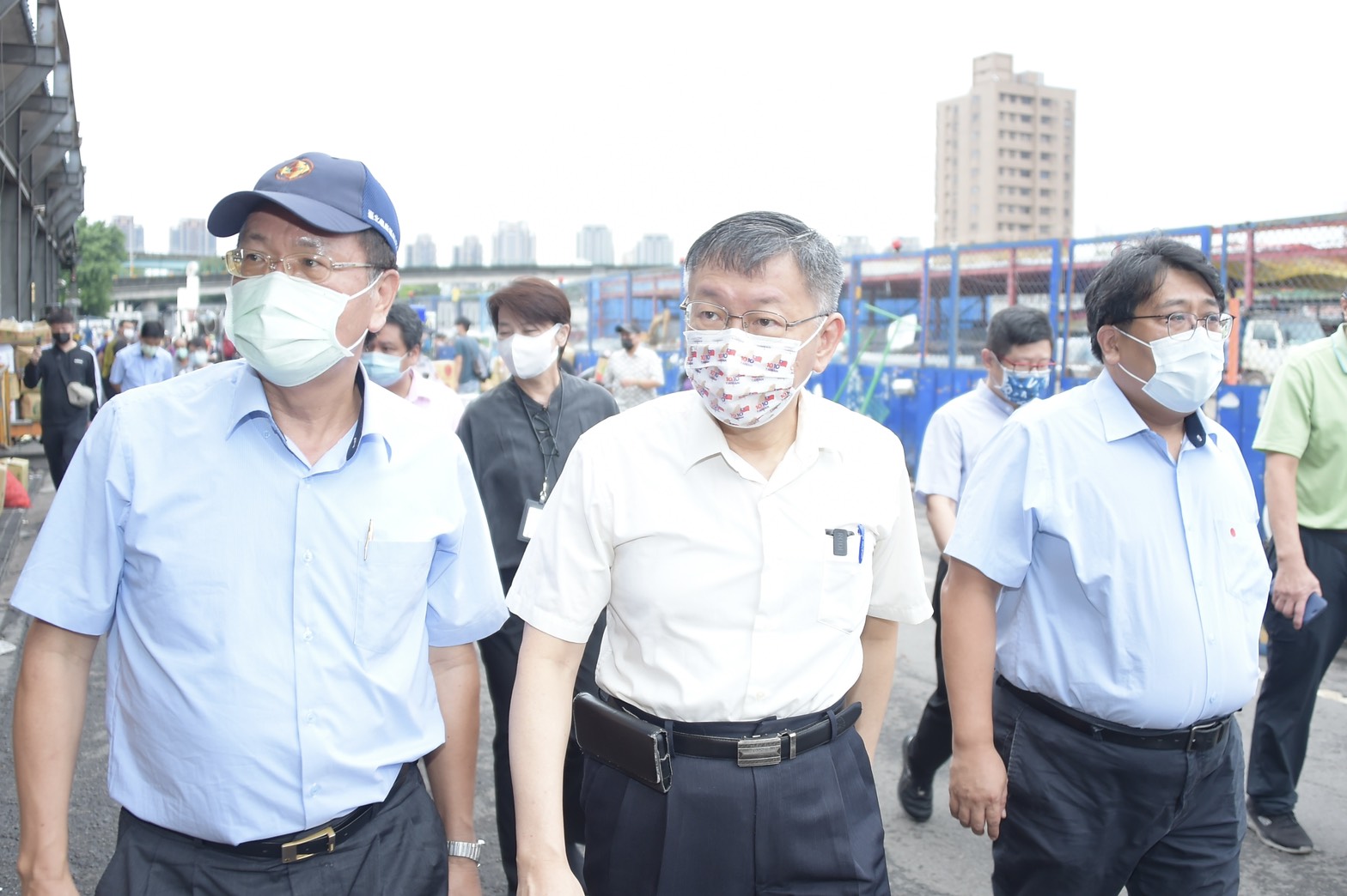 柯文哲沒與陳時中同台。(圖/北市府提供)