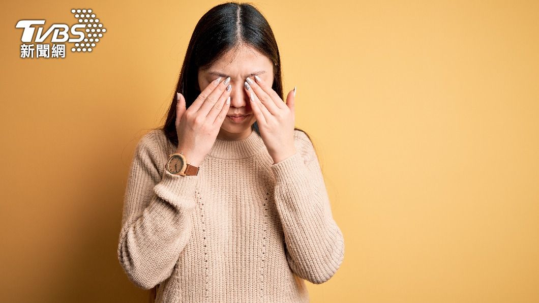 過敏氣喘沒有控制好,患者容易眼睛癢。(示意圖/shutterstock達志影像)