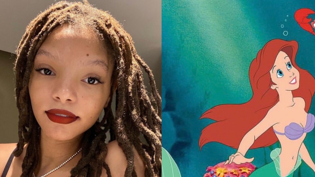 非裔女歌手荷莉貝利(Halle Bailey)確定主演《小美人魚》真人版中的愛麗兒,也引起許多爭議。(圖/翻攝自Halle Bailey、Disney IG)