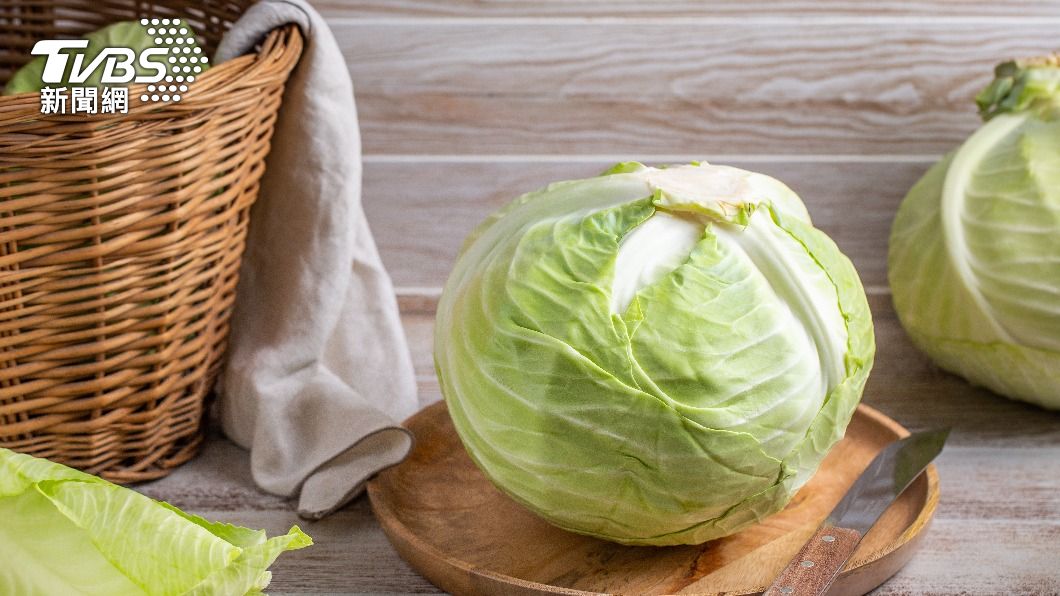 扁圓形的白高麗菜較耐放。（示意圖／shutterstock達志影像）