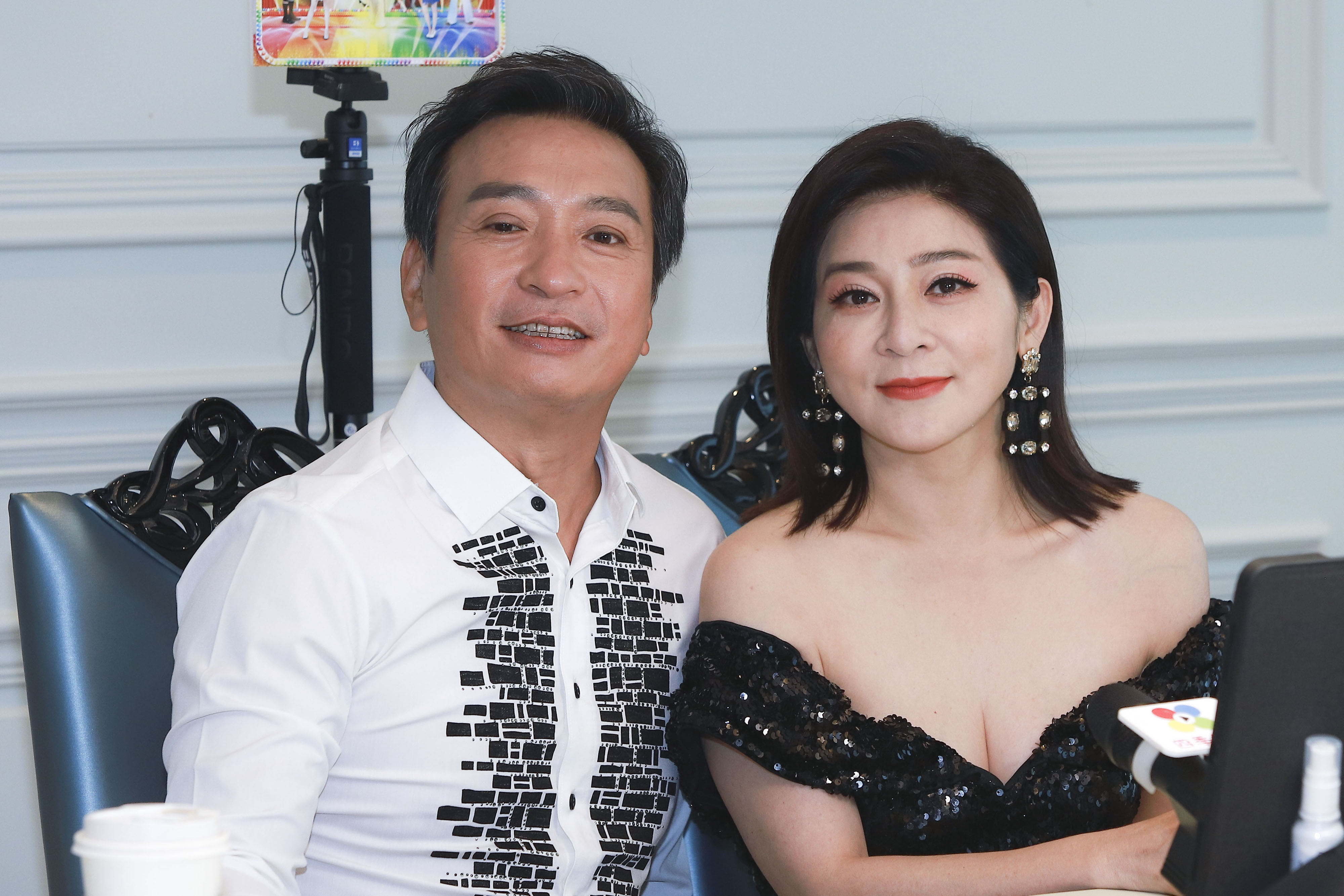 王中平和王彩樺回憶秀場年代。（圖／民視提供）